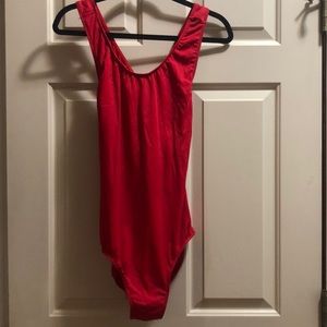 DANCE XL RED LEOTARD NEVER WORN